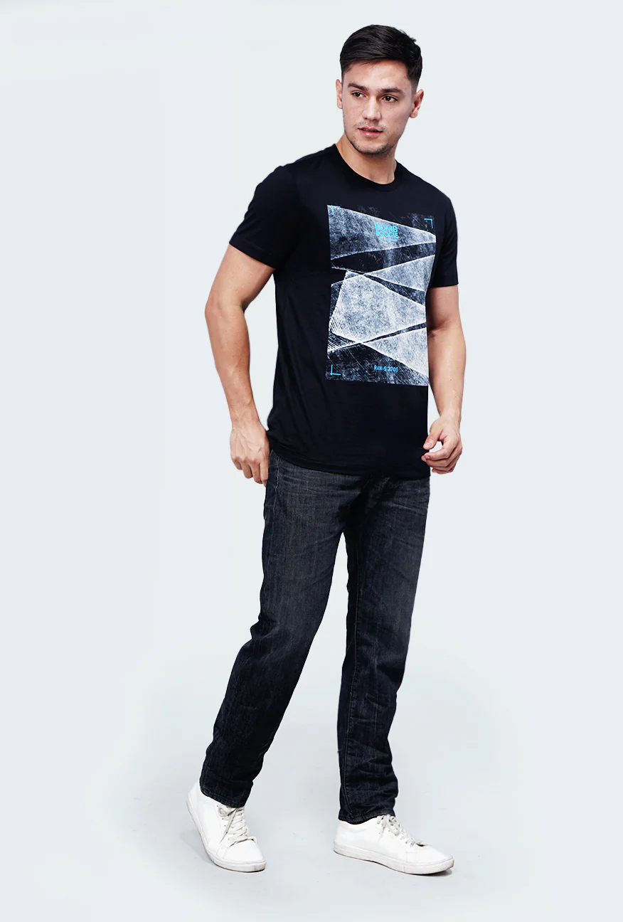 T-Shirt Lengan Pendek Glades Black - Image 4