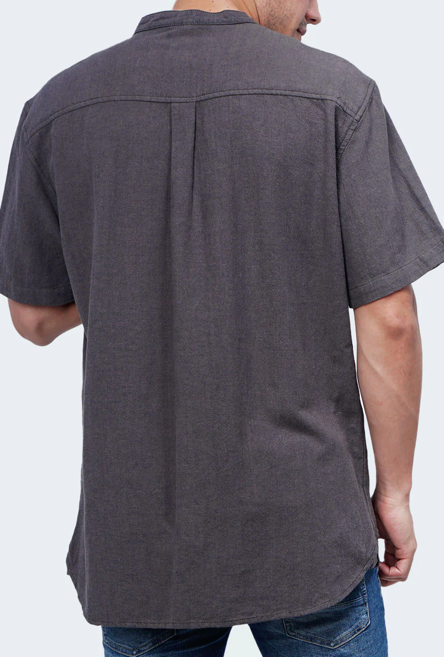 Kemeja Koko Gloria Dark Grey - Image 5