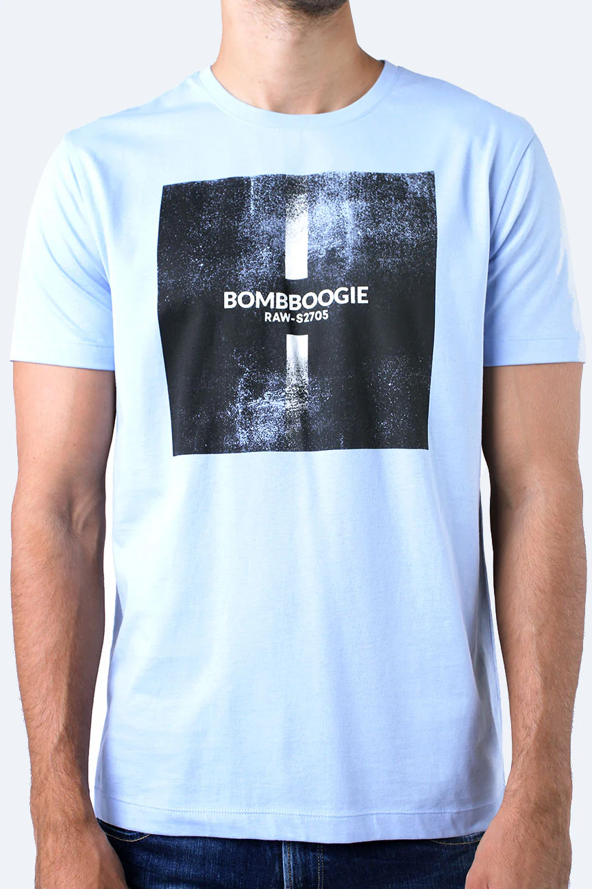 T-Shirt Lengan Pendek Glummer Light Blue - Image 2