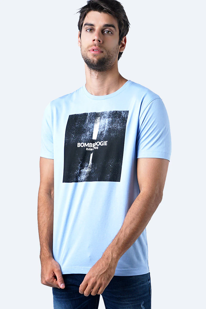 T-Shirt Lengan Pendek Glummer Light Blue - Image 4