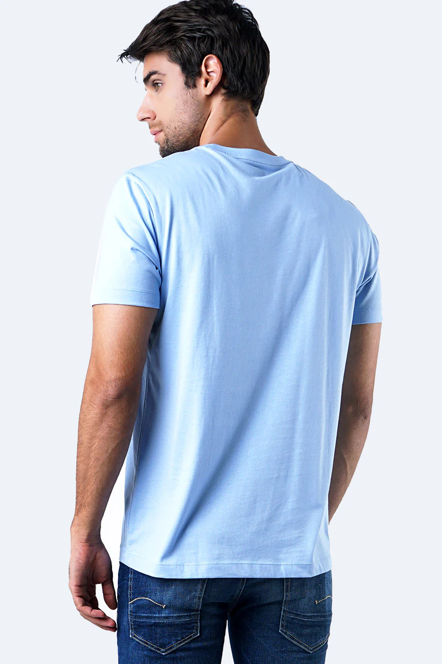 T-Shirt Lengan Pendek Glummer Light Blue - Image 5