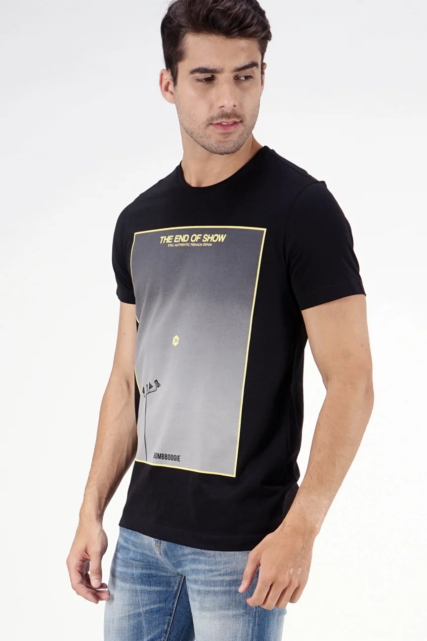 T-Shirt Lengan Pendek Glutten Black