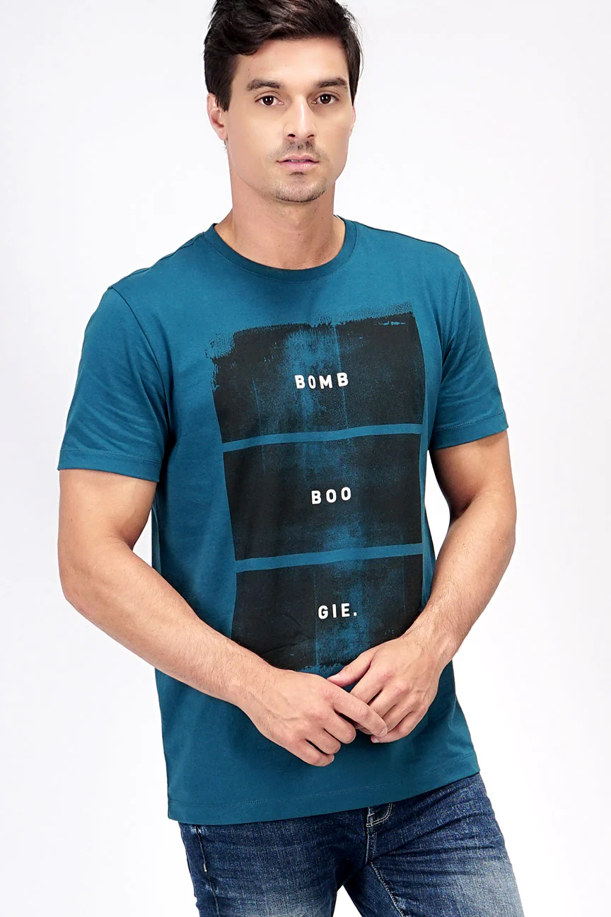 T-Shirt Lengan Pendek Goardy Blue