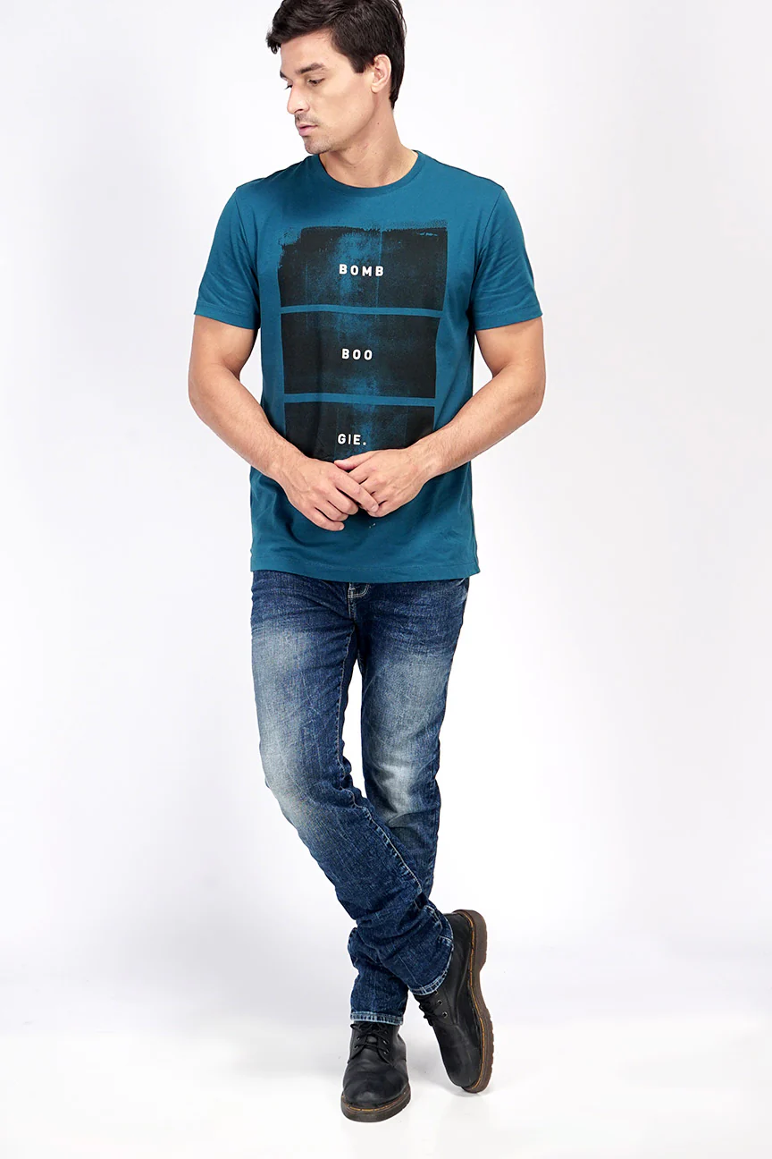 T-Shirt Lengan Pendek Goardy Blue - Image 3