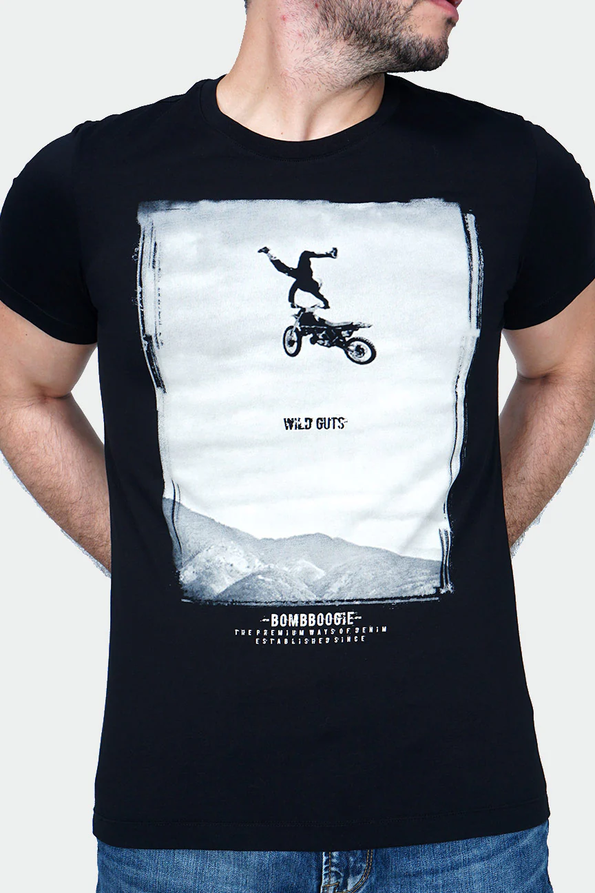 T-Shirt Lengan Pendek Grasster Black - Image 2