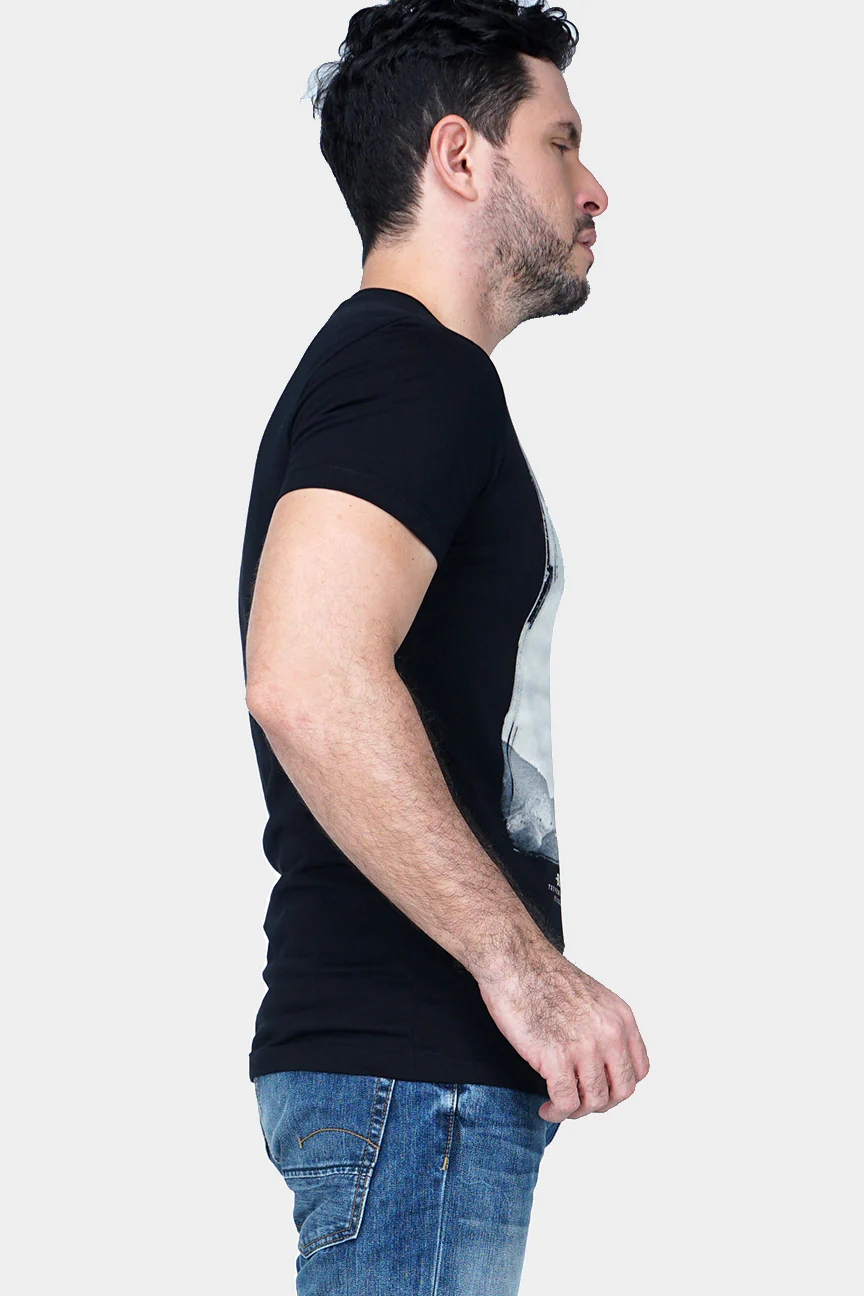 T-Shirt Lengan Pendek Grasster Black - Image 3