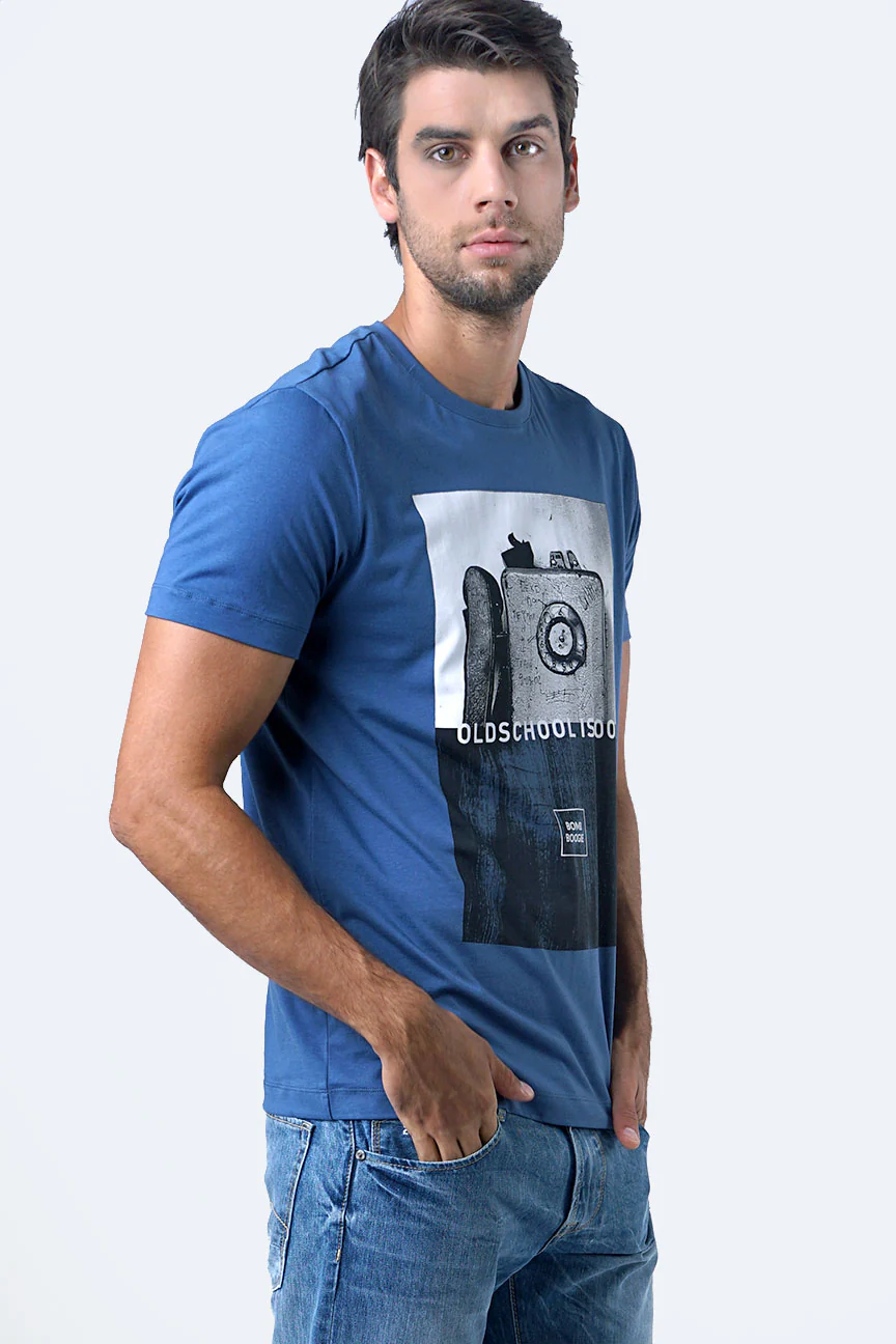 T-Shirt Lengan Pendek Gravia Blue - Image 3