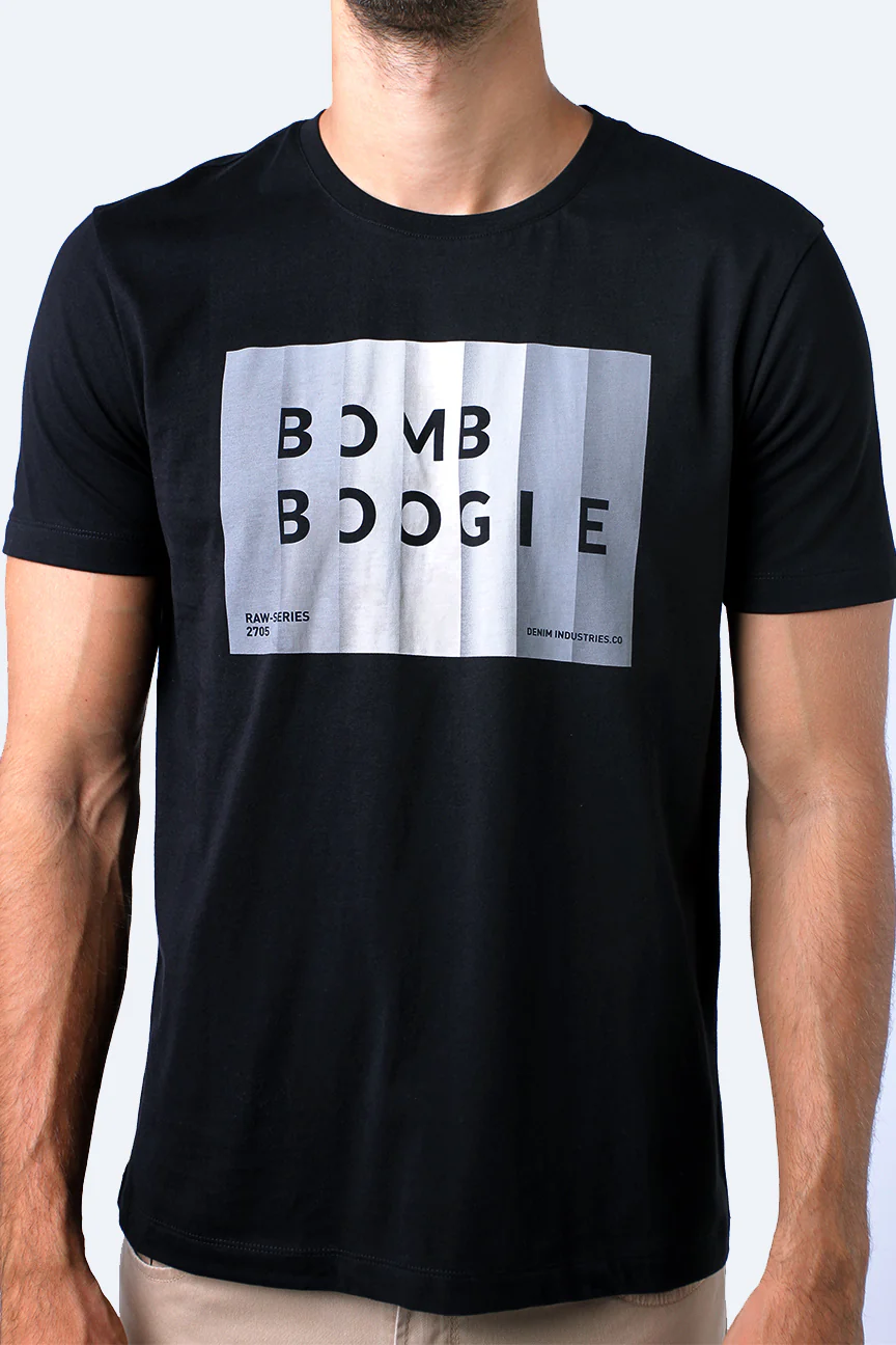 T-Shirt Lengan Pendek Grayson Black - Image 4