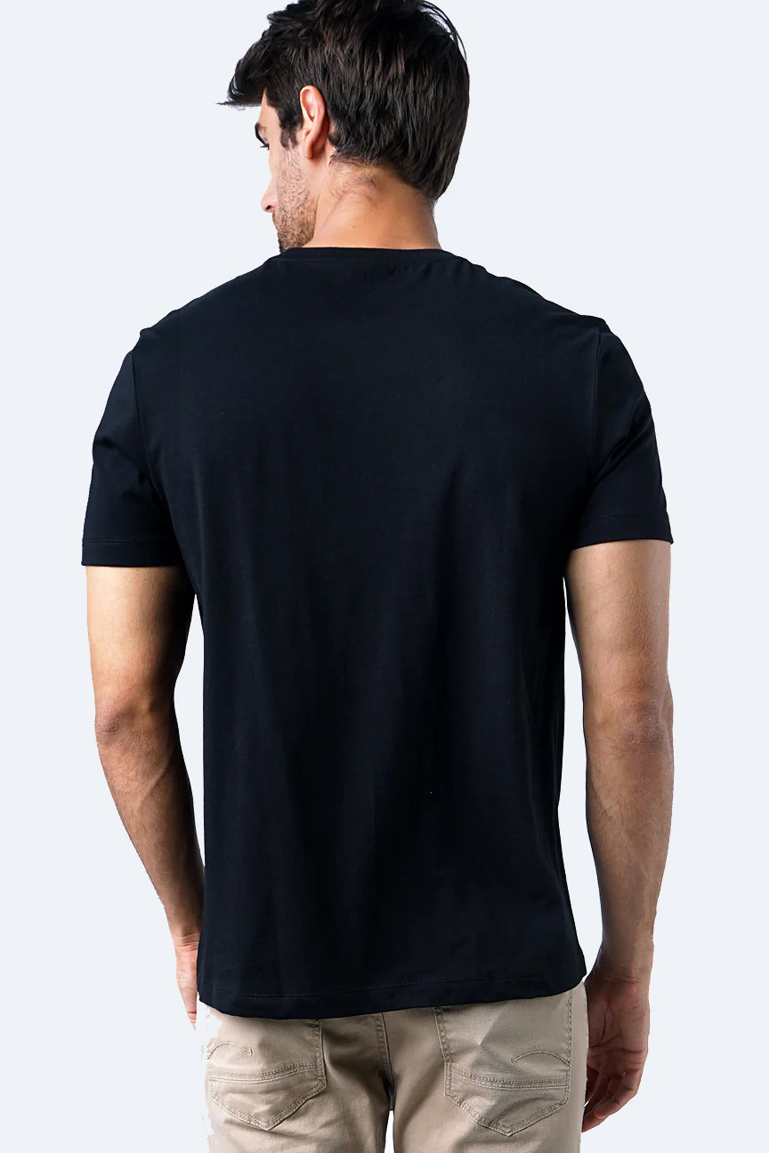T-Shirt Lengan Pendek Grayson Black - Image 5