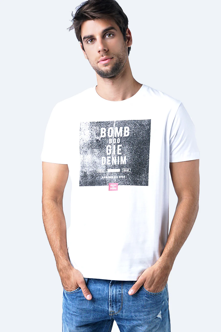T-Shirt Lengan Pendek Grizia Offwhite - Image 3