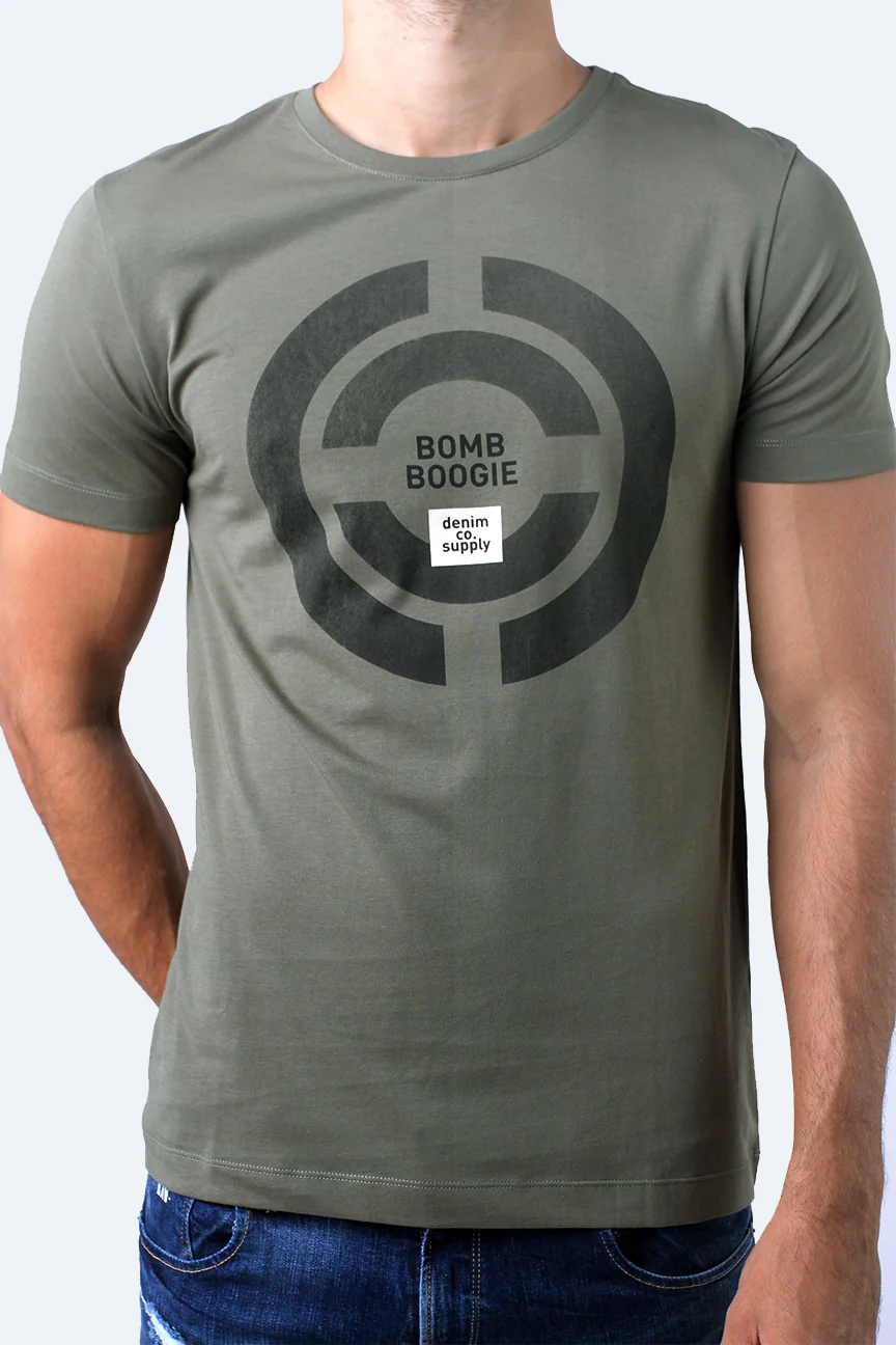 T-Shirt Lengan Pendek Gruison Olive - Image 2