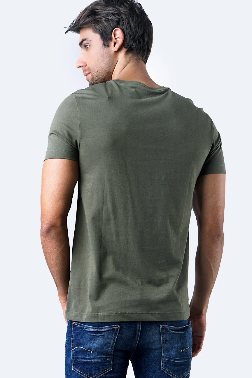 T-Shirt Lengan Pendek Gruison Olive - Image 3
