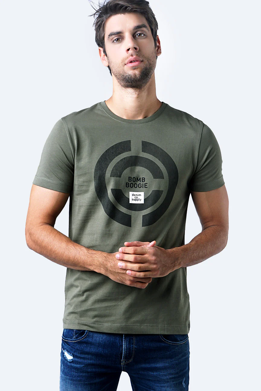 T-Shirt Lengan Pendek Gruison Olive - Image 4
