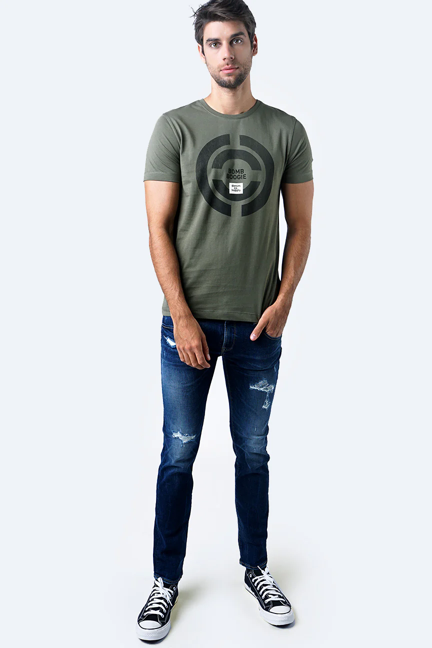 T-Shirt Lengan Pendek Gruison Olive - Image 5
