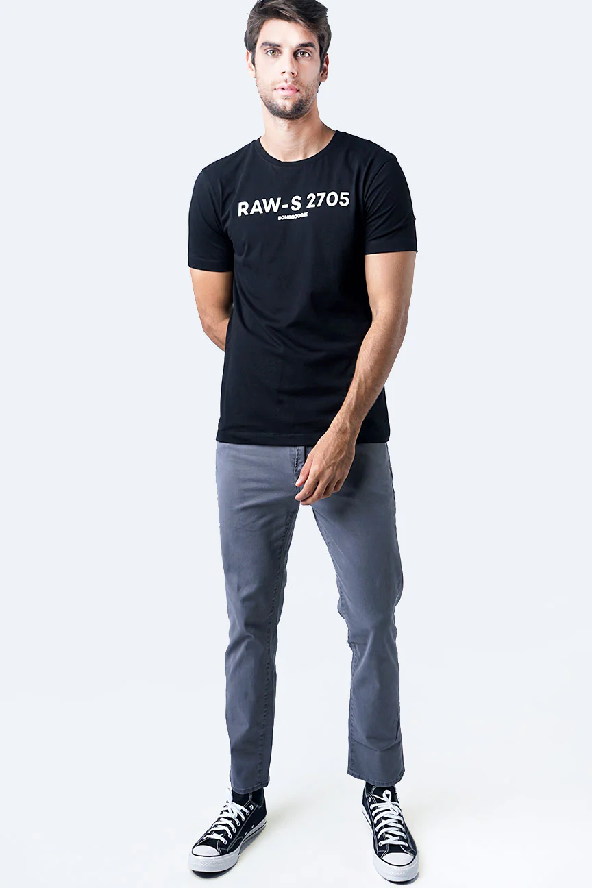 T-Shirt Lengan Pendek Hails Black - Image 3