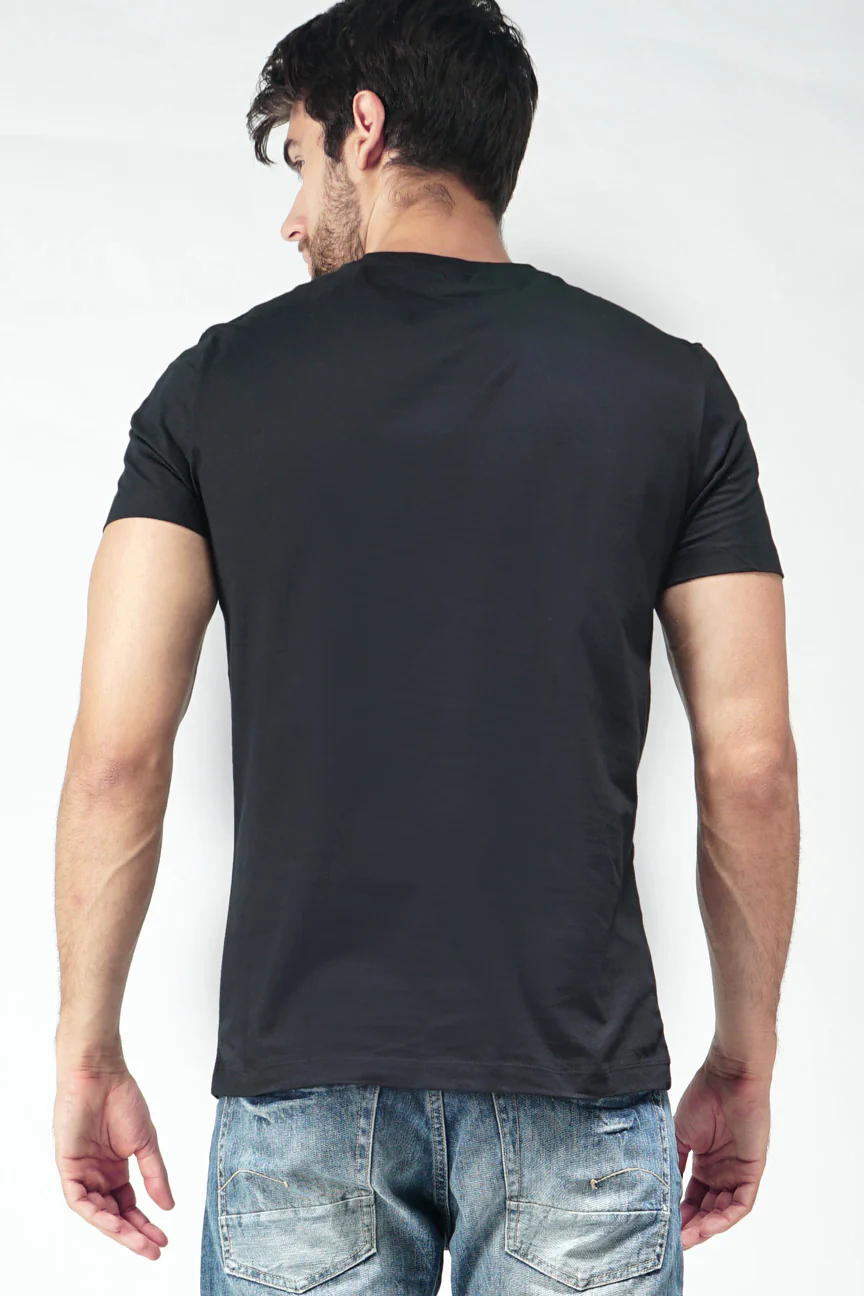 T-Shirt Lengan Pendek Hasley Black - Image 3