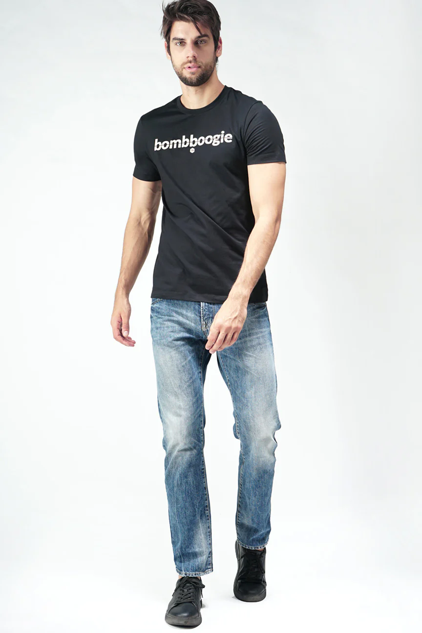 T-Shirt Lengan Pendek Hasley Black - Image 4