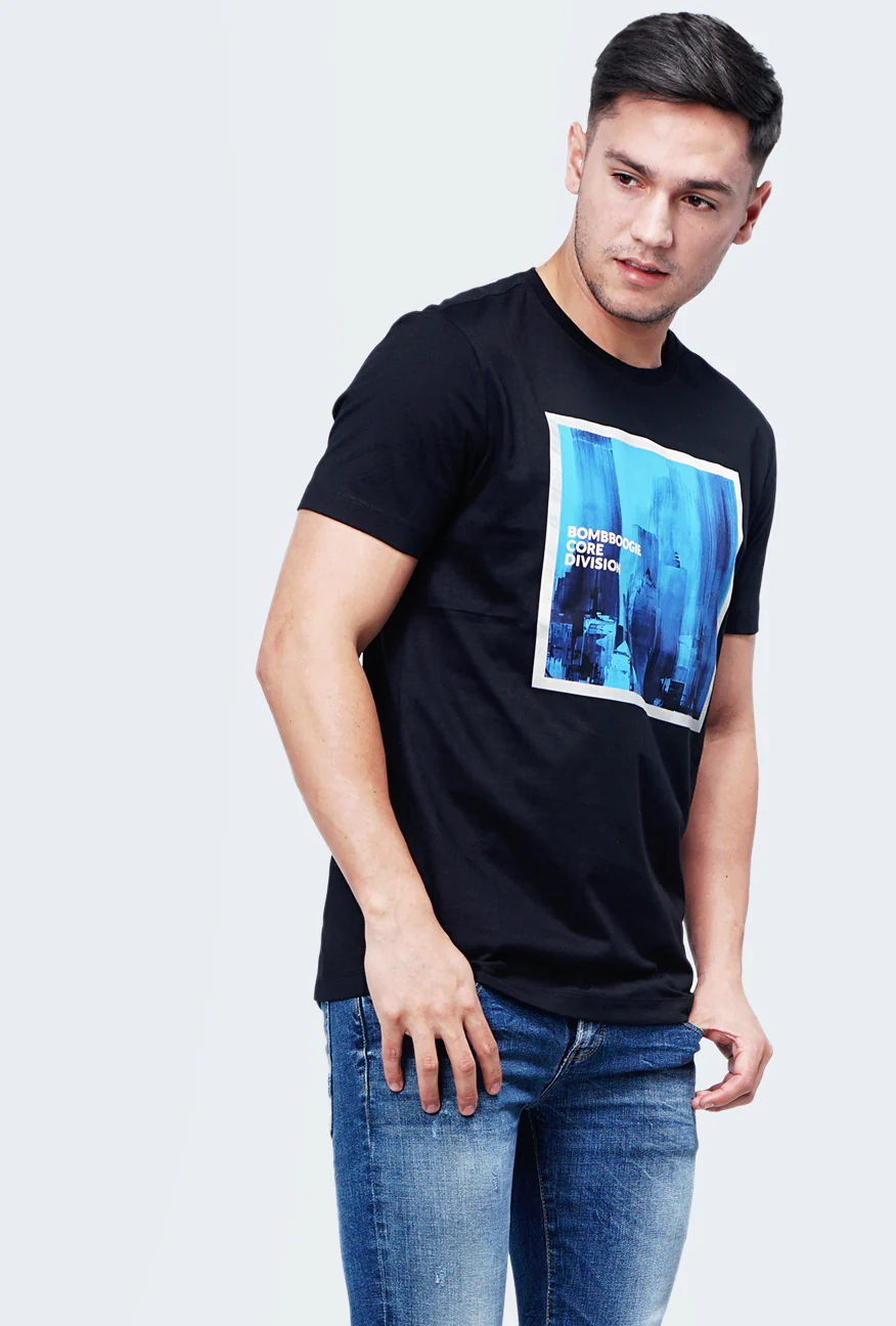 T-Shirt Lengan Pendek Hazzel Black - Image 3
