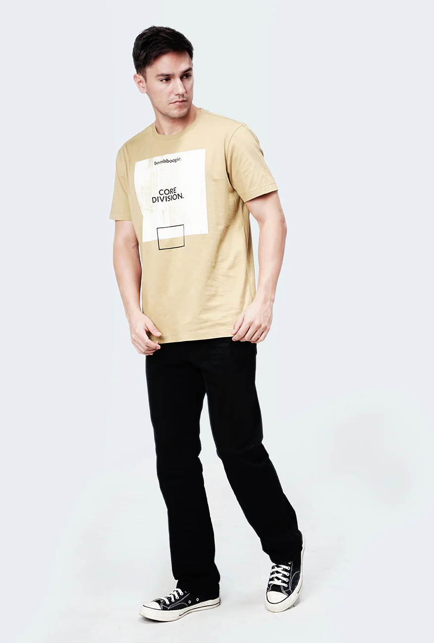 T-Shirt Lengan Pendek Heilder Khaki - Image 4