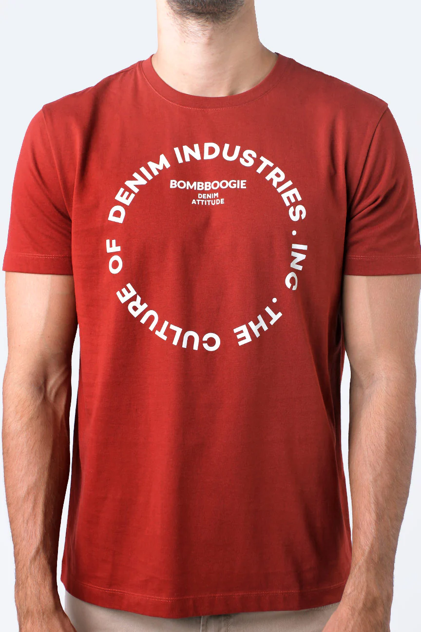 T-Shirt Lengan Pendek Heimic 2.0 Dark Orange - Image 2