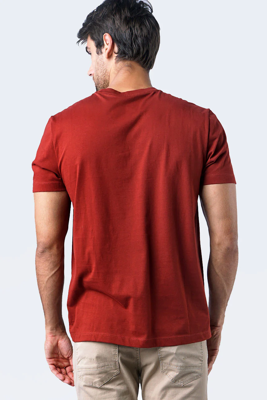 T-Shirt Lengan Pendek Heimic 2.0 Dark Orange - Image 4