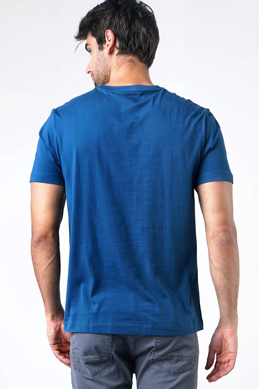 T-Shirt Lengan Pendek Heimic Blue - Image 3