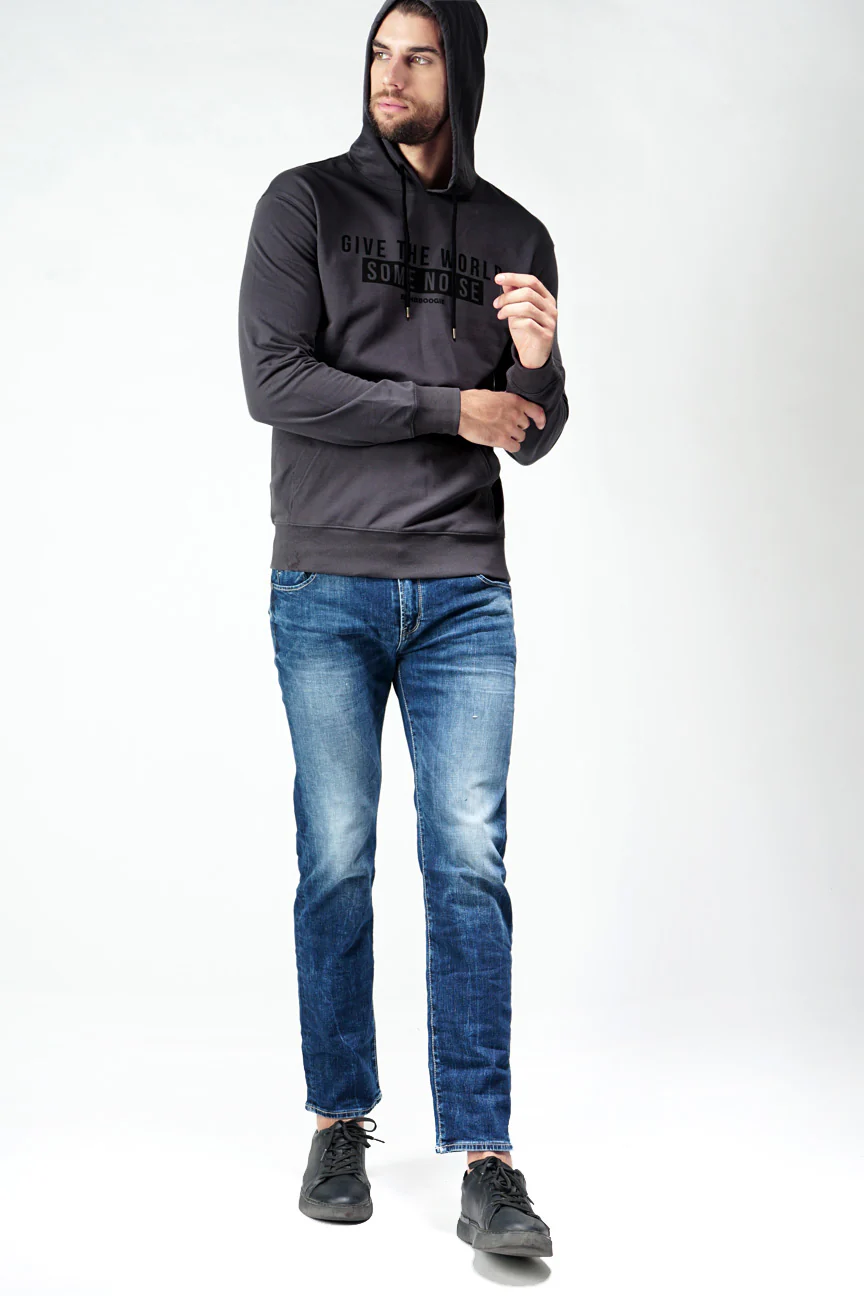 Sweater Hoodie Hetson Grey