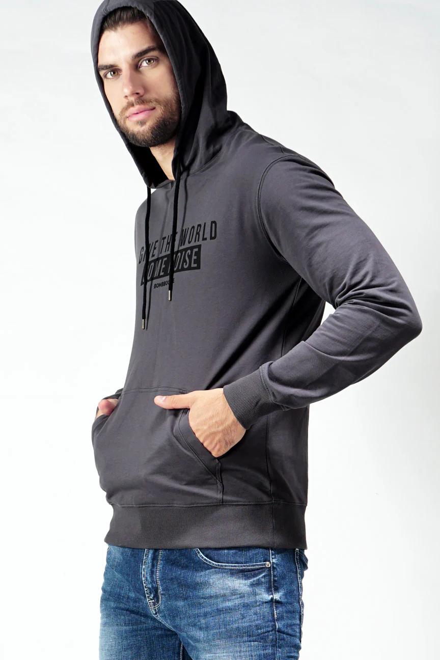 Sweater Hoodie Hetson Grey - Image 3