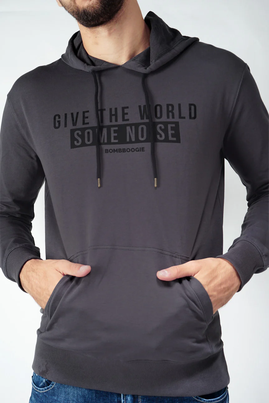 Sweater Hoodie Hetson Grey - Image 5