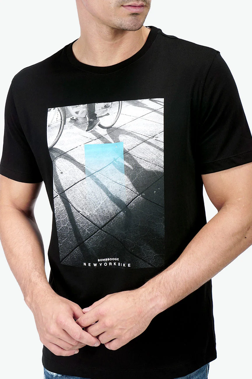 T-Shirt Lengan Pendek Hickers Black - Image 5