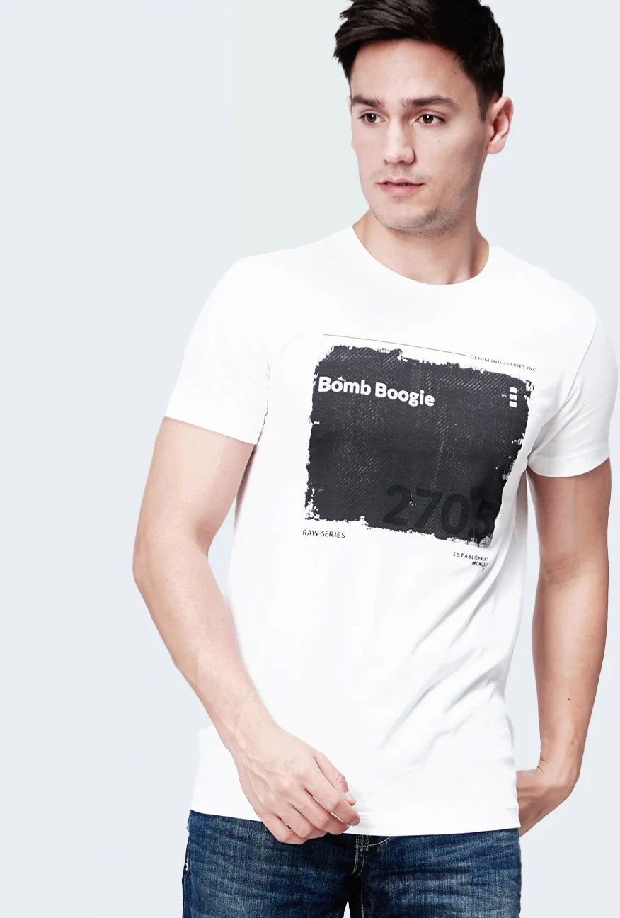 T-Shirt Lengan Pendek Holcron Offwhite