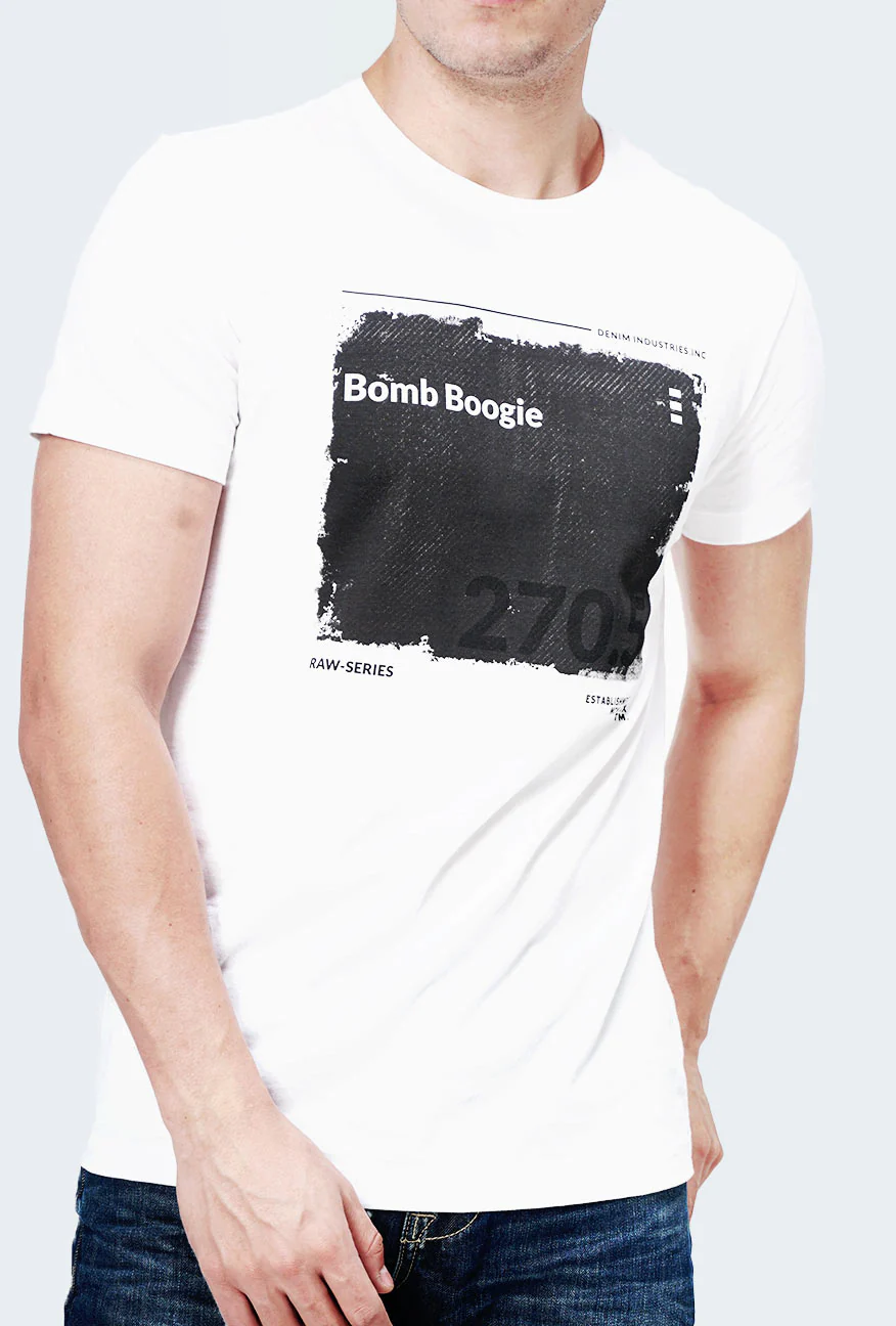 T-Shirt Lengan Pendek Holcron Offwhite - Image 2