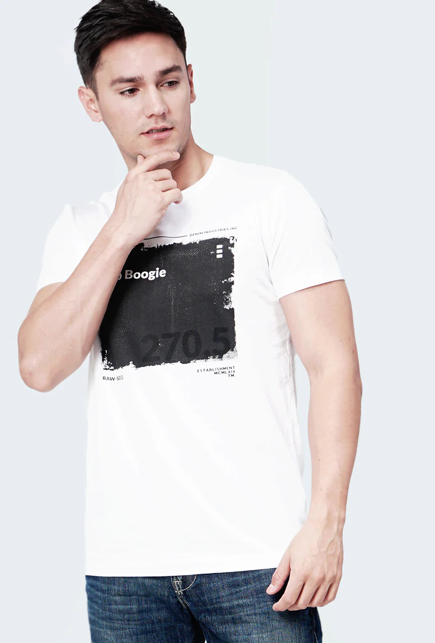 T-Shirt Lengan Pendek Holcron Offwhite - Image 3
