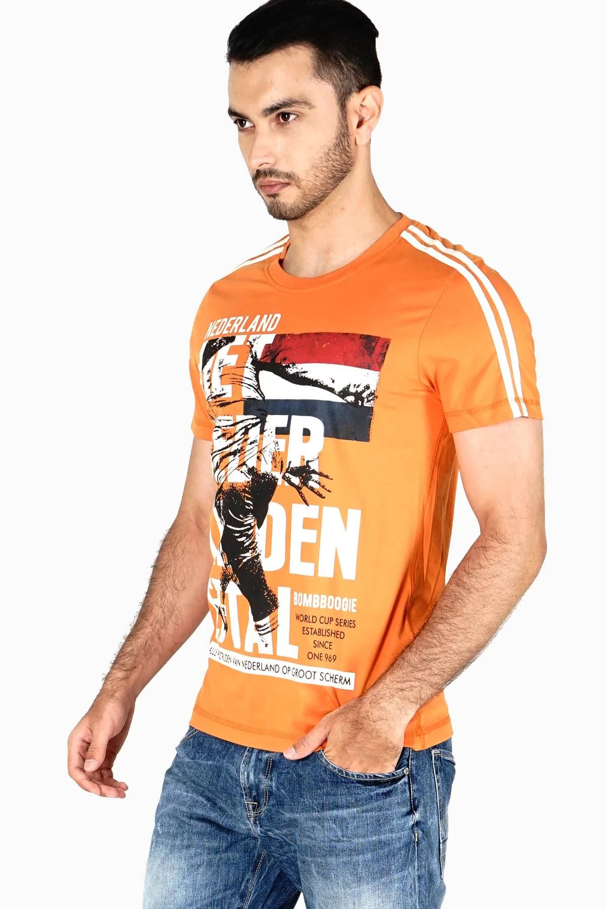 T-Shirt Lengan Pendek Holland Orange - Image 2