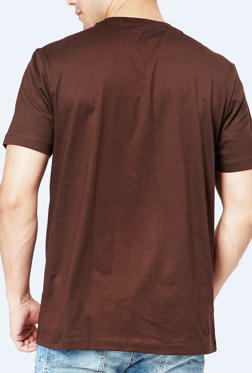 T-Shirt Lengan Pendek Holmes Brown - Image 4