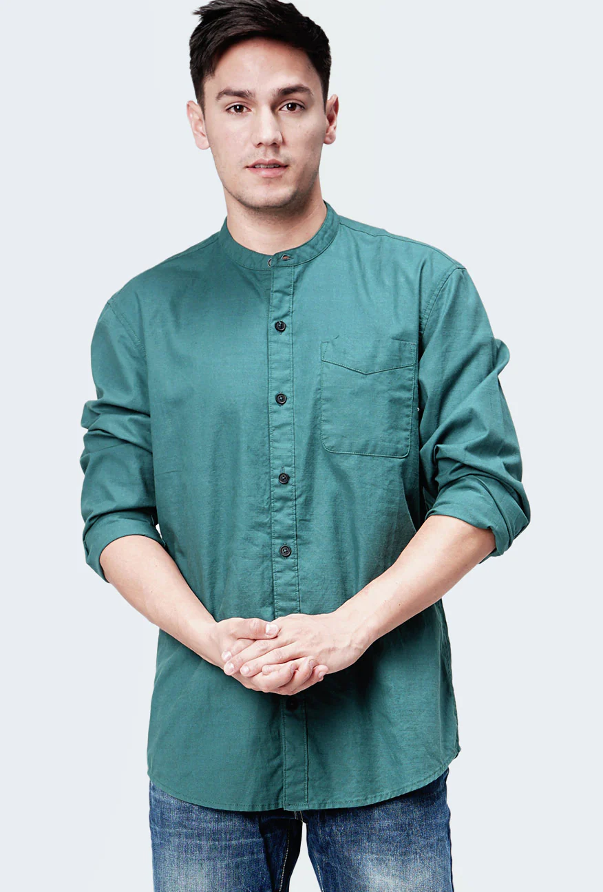 Kemeja Koko Hornet Dark Green - Image 4
