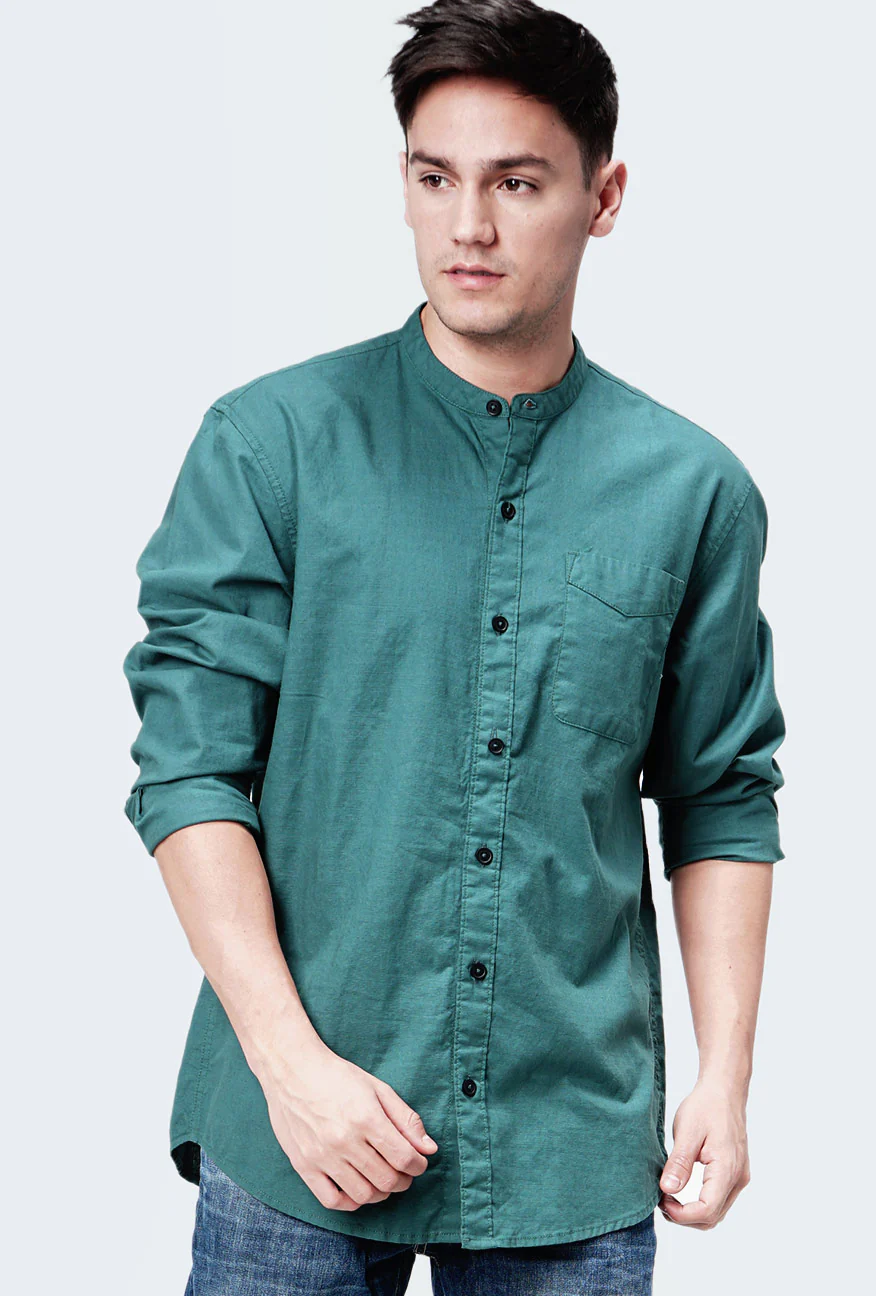 Kemeja Koko Hornet Dark Green - Image 5