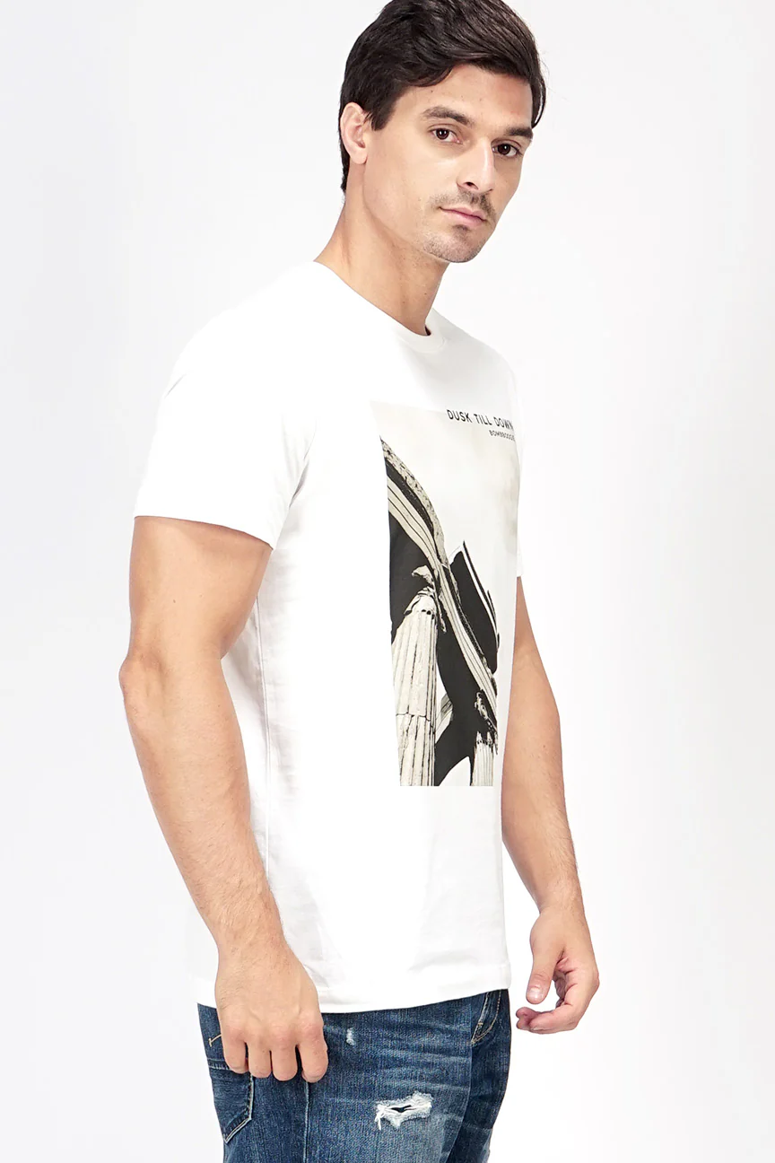 T-Shirt Lengan Pendek Horten Offwhite - Image 2