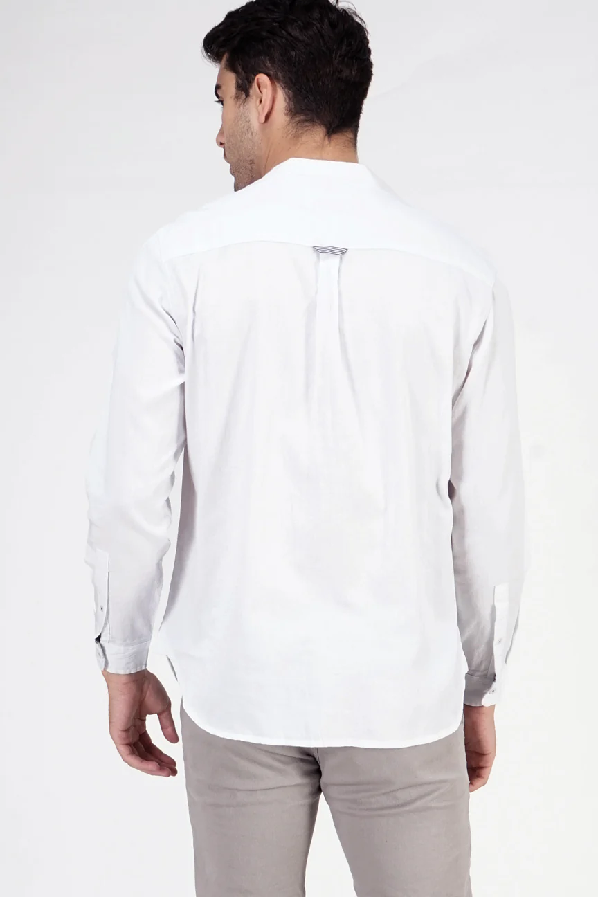 Kemeja Lengan Panjang Humberg White - Image 3