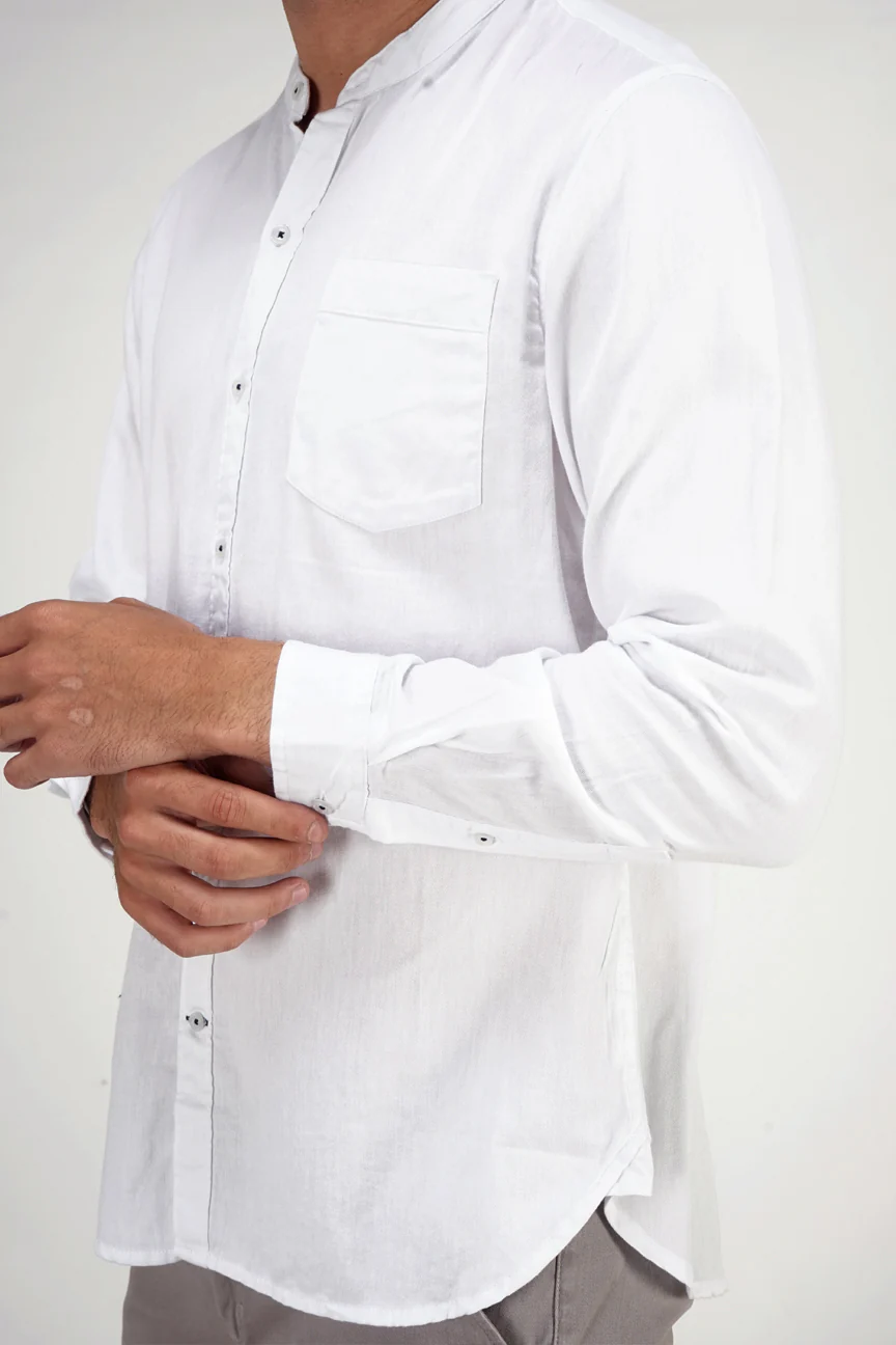 Kemeja Lengan Panjang Humberg White - Image 4