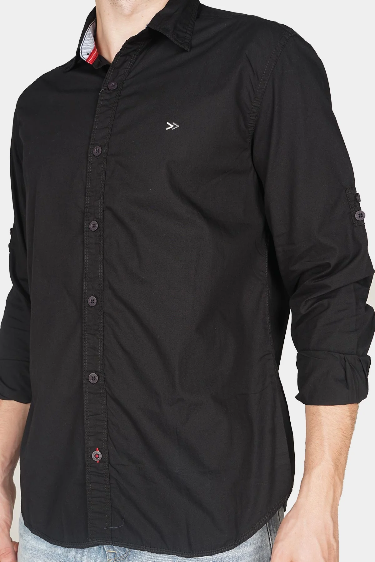 Kemeja Lengan Panjang Inception Black - Image 3