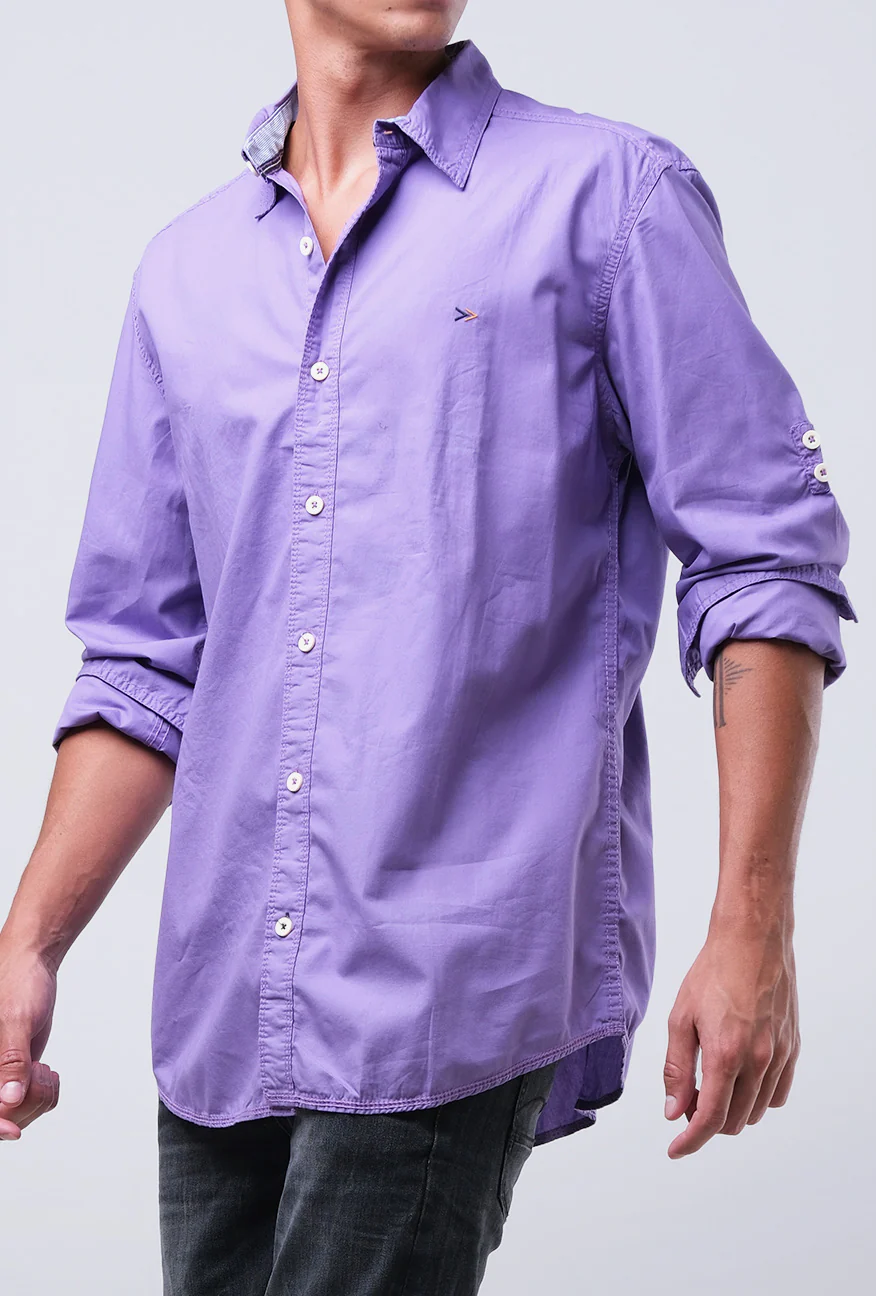 Kemeja Lengan Panjang Inception Purple - Image 3