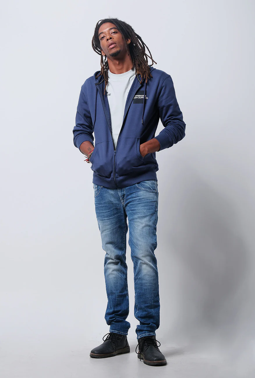 Jacket Hoodie Fortys Navy - Image 3