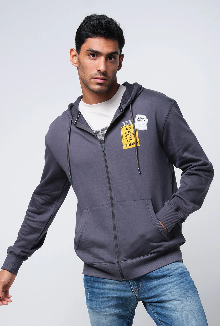 Jacket Hoodie Ruthnes Dark Grey - Image 2