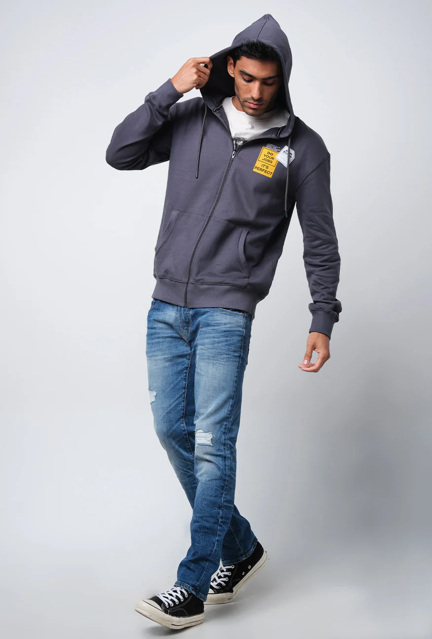 Jacket Hoodie Ruthnes Dark Grey - Image 3