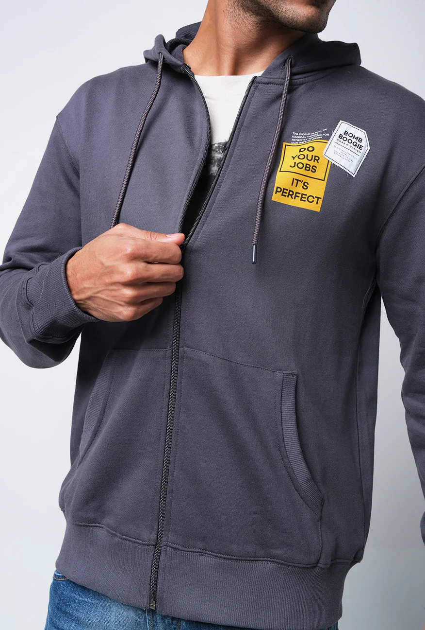 Jacket Hoodie Ruthnes Dark Grey - Image 5