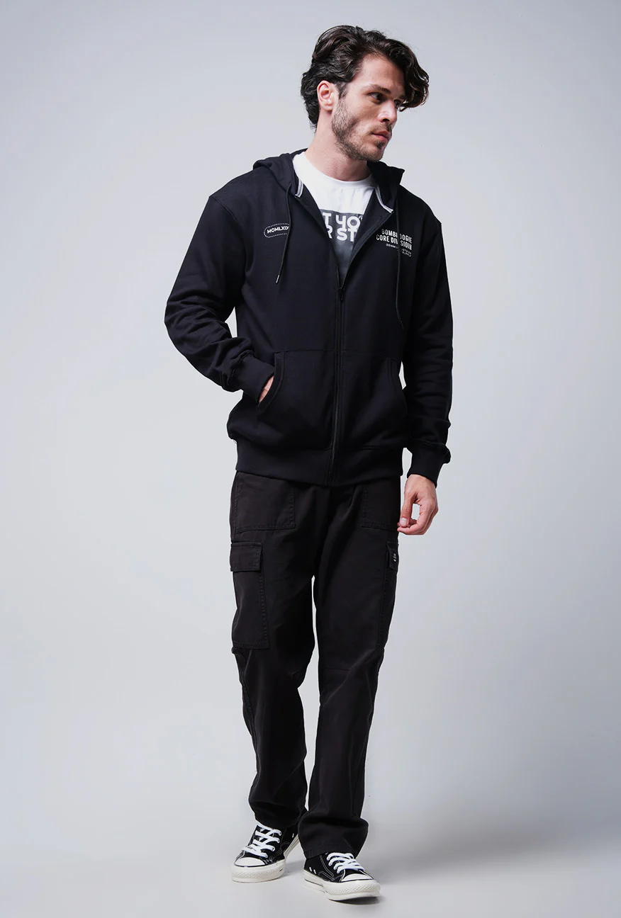 Jacket Hoodie Vestige Black - Image 2