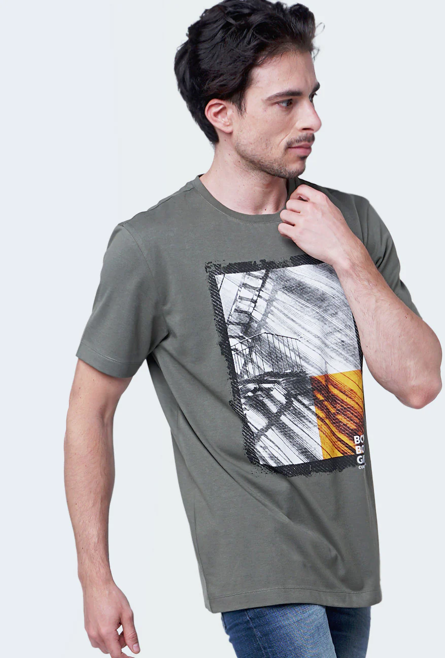 T-Shirt Lengan Pendek Jackster Army - Image 3