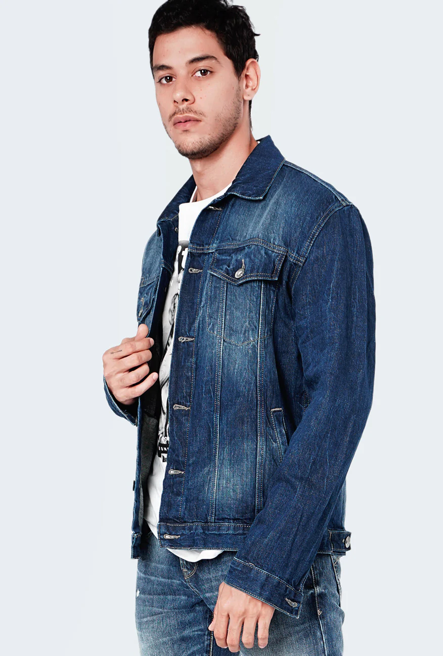 Jaket BB Denim Dark Blue - Image 3