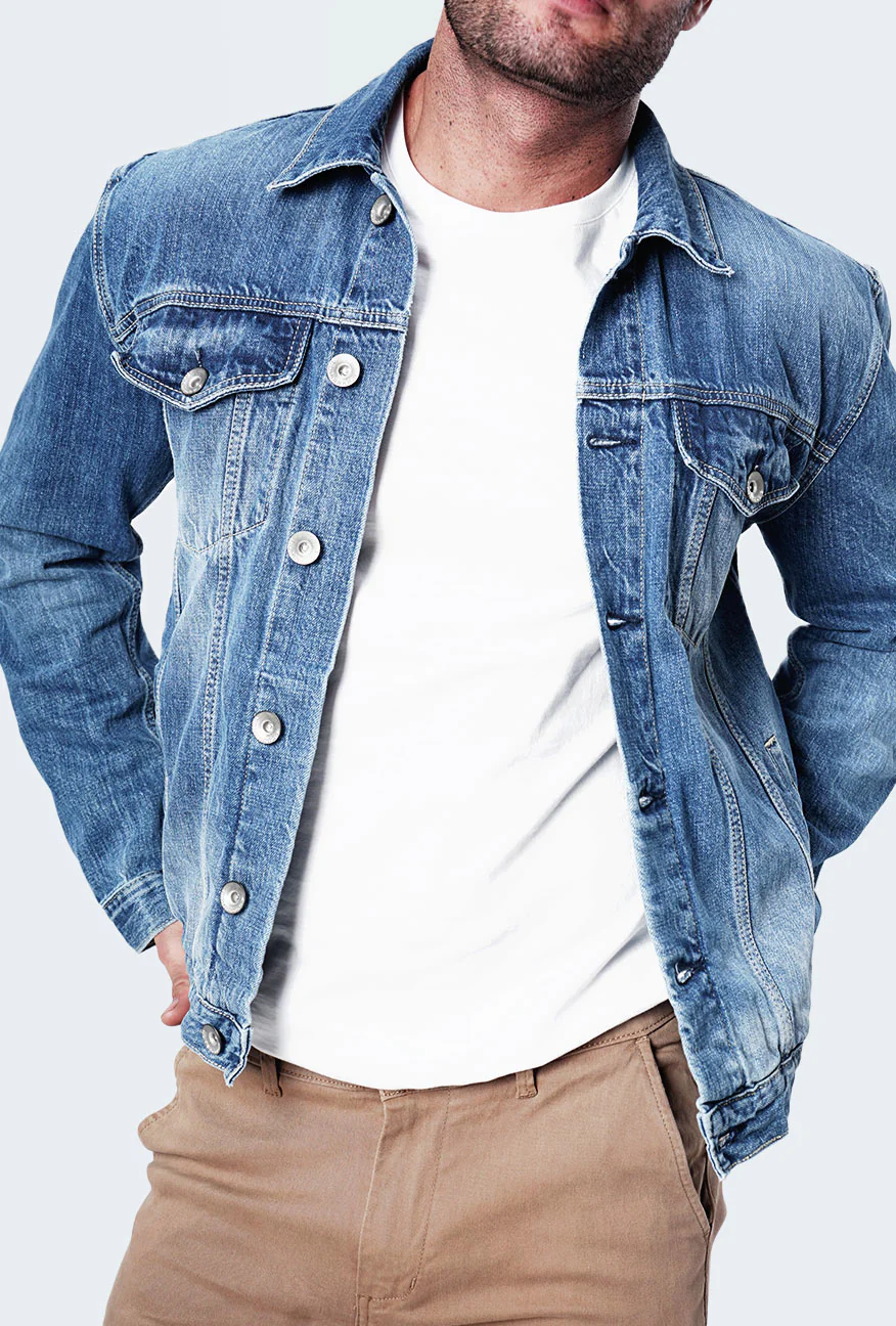 Jaket BB Denim Medium Blue - Image 4